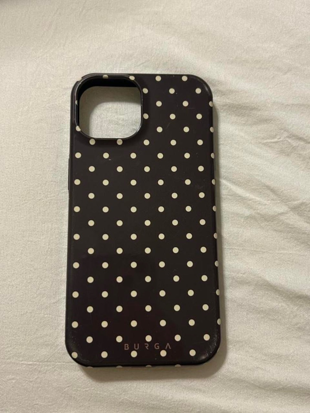 Black Polka Dot Protective Phone Case